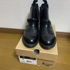 Dr. Martens ブラック サイドゴアブーツ
