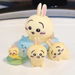 【ちいかわ】うさぎ ソフビ フィギュア 4体 セット