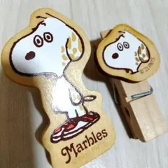 PEANUTS スヌーピー　マーブルス　クリップ