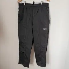 asics トレーニングパンツ　ジャージ　黒　ランニング　ファスナー付きのサムネイル