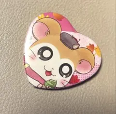 ● ハム太郎 マフラーちゃん　缶バッジ 京まふ ハムタウンショップ