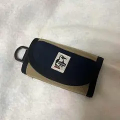 CHUMS チャムス キーケース ベージュ×ネイビーのサムネイル