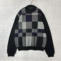 Burberry BLACKレーベル ダイヤモンド柄 セーター 3 - メルカリ