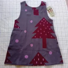 ATSUKO MATANO クリスマスワンピース　120 女の子　グレー