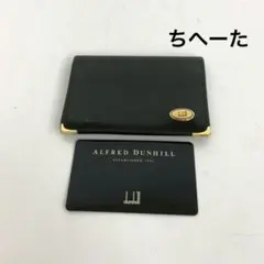 dunhill 던힐 긴 지갑 블랙 골드 쇠장식 남성 지갑
