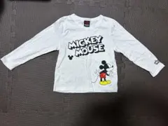 ベビードール ミッキーマウス 長袖Tシャツ ホワイト