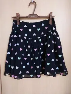 MILK キャンディハートシフォンスカート ブラック ロリータ パステルのサムネイル
