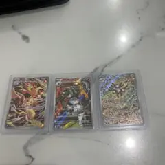 ポケモンカード ヒビキのバクフーン、ヘルガー、レアコイルAR３枚セット