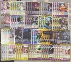 ワンピースカード 黄紫ロシナンテ デッキ デッキパーツ セット