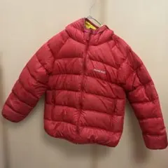 mont-bell 赤 ダウンコート フード付き