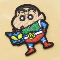 クレヨンしんちゃん 刺繍 アイロンワッペン アップリケ キャラ 3012