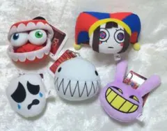 アメイジングデジタルサーカスフェイスマスコットキーチェーン 5種セット ②