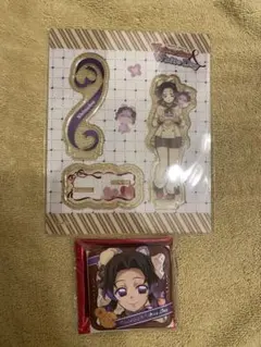 鬼滅の刃　バレンタイン　アクリルスタンド　缶バッジ　胡蝶しのぶ