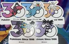 ポケモン 韓国限定 30周年ロゴ ステッカー 14枚 まとめ売り