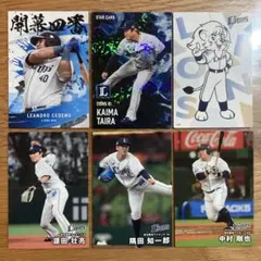 2025カルビー プロ野球カードセット 6枚
