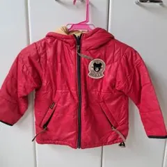 DOUBLE.B 赤いダウンコート