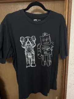 UNIQLO KAWS + WARHOL Tシャツ XL ブラック