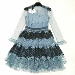 新品タグ付✨ レッドヴァレンティノ21AWドレスレース ワンピースドット