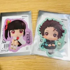 鬼滅の刃 竈門炭治郎 栗花落カナヲ るかっぷ ダイカットステッカー セット