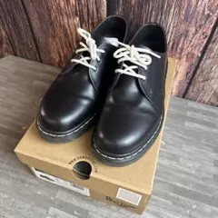 Dr. Martens 1461 ホワイトステッチ 黒 ブラック US9