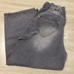 ロデオクラウンズ Heart Pocket ペインターカーブデニム Ｍ グレー