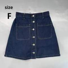 『極美品』BROWNY STANDARD デニムミニスカート F ミニ