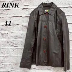 RINK 【11 】 リアンレザージャケット 牛革 ブラウンのサムネイル
