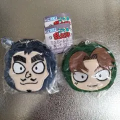 忍たま乱太郎　ミニポーチキーホルダー　五の段　山田伝蔵　山田利吉