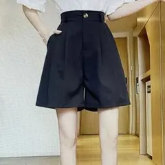 レディース ショートパンツ ブラック　新品未使用のサムネイル