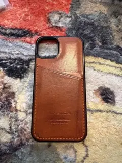 iPhone13 レザー スリムケース カードポケット付き