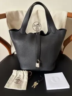 HERMES ピコタンロック 22サイズ グリミスティー シルバー金具 g刻印 