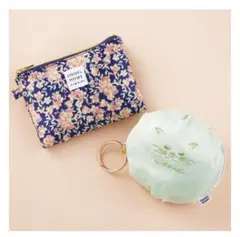 sweet付録スナイデルホーム　多機能マルチケース＆刺繍クッションネコポーチ