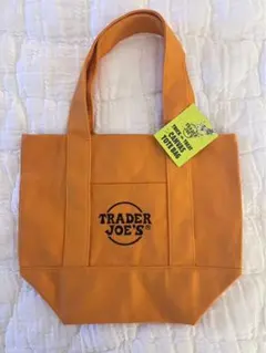 Trader Joe'sミニトートバッグ　【オレンジ】ハロウィン限定