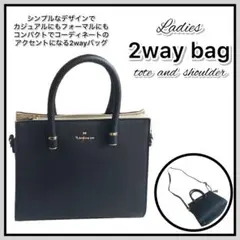 レディース 2way バッグ ハンドバッグ ショルダーバッグ ブラック