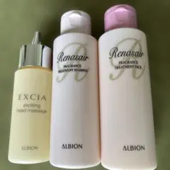 アルビオン　ルネセア　シャンプー　トリートメントパック　ヘッドマッサージ