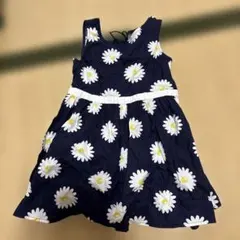 H&M デイジー柄 ノースリーブ ワンピース 104cmのサムネイル