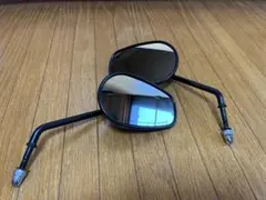 ハーレー用艶消しブラック左右ミラーセットのサムネイル