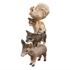 ブレーメンの音楽隊　ベルメゾン 12ヶ月のちいさなオブジェたち　季節のオブジェ 2025年最新】ブレーメンの音楽隊 置物の人気アイテム - メルカリ