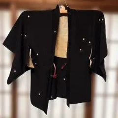 黒色刺繍入り羽織
