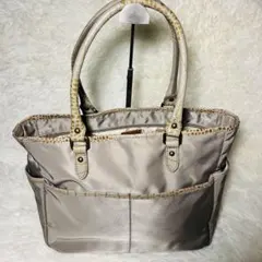 Andrea Rossi Milano ナイロン×レザー トートバッグ 伊製のサムネイル