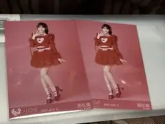 ＝LOVE 髙松瞳 とくべチュ、して 歌唱衣装② 生写真 ヒキ