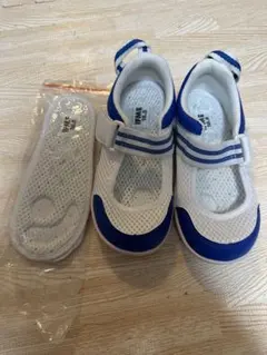 イフミー上履き16.5cm ホワイト/ブルー未使用品上靴
