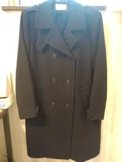sale✦MOUSSY✦　厚手　コート　ネイビー　ロングコート　クリーニング済み