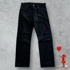 USA製 リーバイス 501 ブラック W36 希少 オレンジステッチ#683