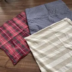 無印良品　クッションカバー美品3点まとめ売り
