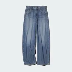 【UNIQLO】 バギーカーブジーンズ 25