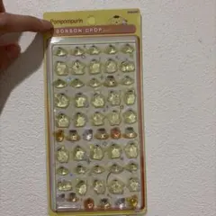ボンボンドロップシールミニ　ポムポムプリン