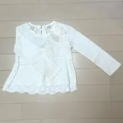 Zara Baby ホワイト 長袖ブラウス 80cm