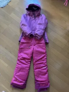 patagonia ピンク スキーウェア ガールズXS Patagonia スキーウェア 上下セット XS 5-6 - メルカリ