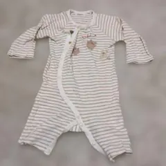 Amorosa mamma ロンパース ボーダー クマ刺繍のサムネイル